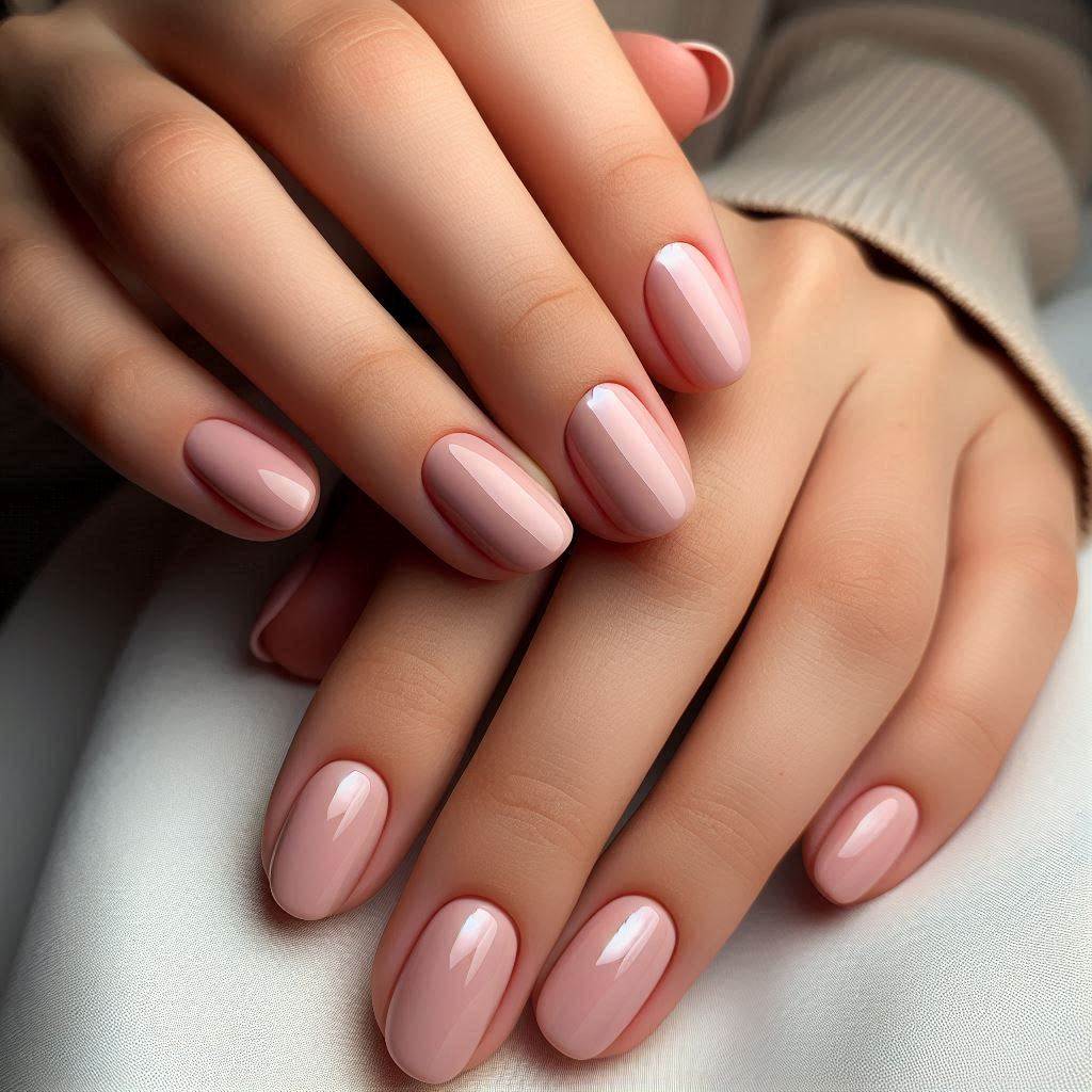 Gel Mani Short Nails Pink: A Soft and Elegant Touch