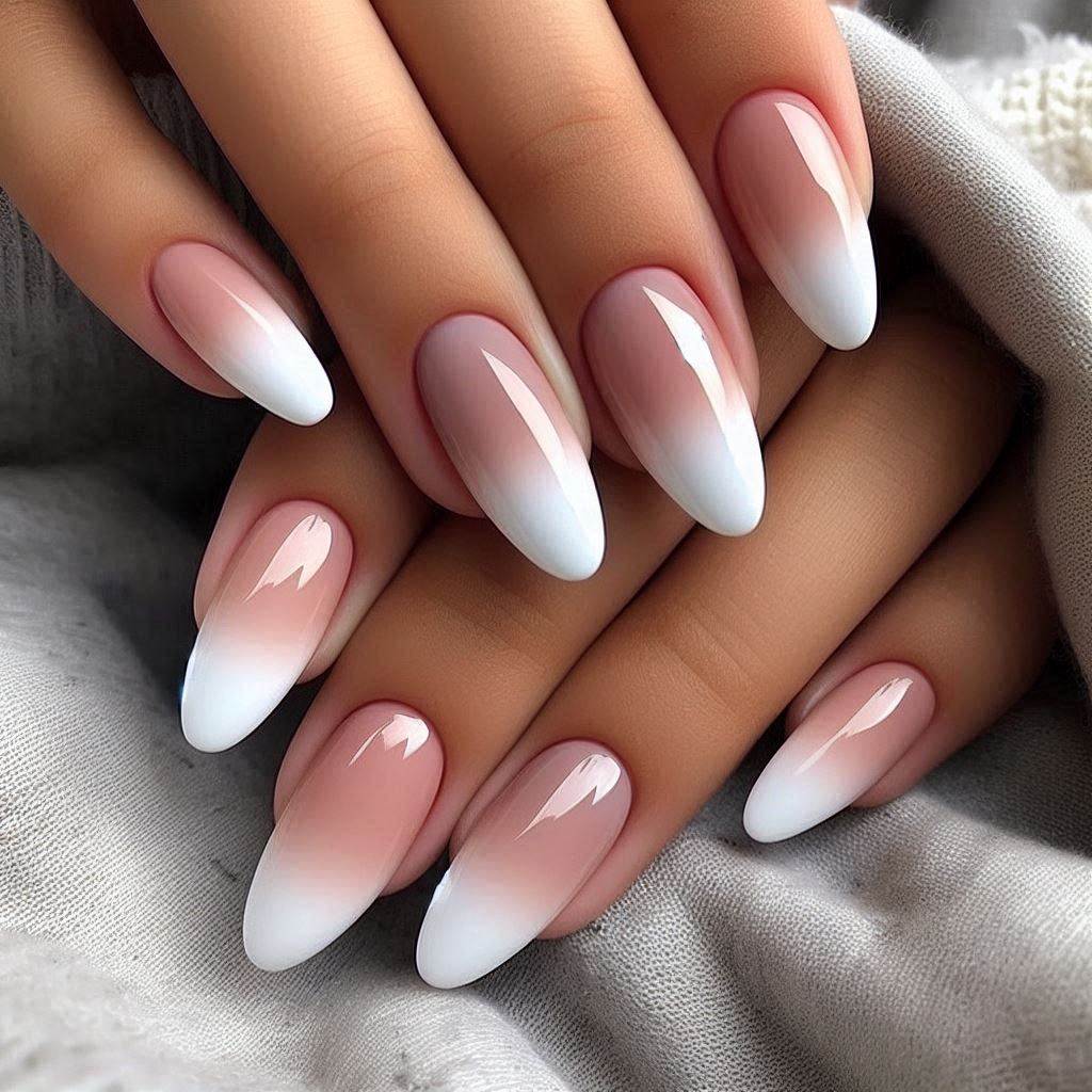 Ombre Micro French Tips