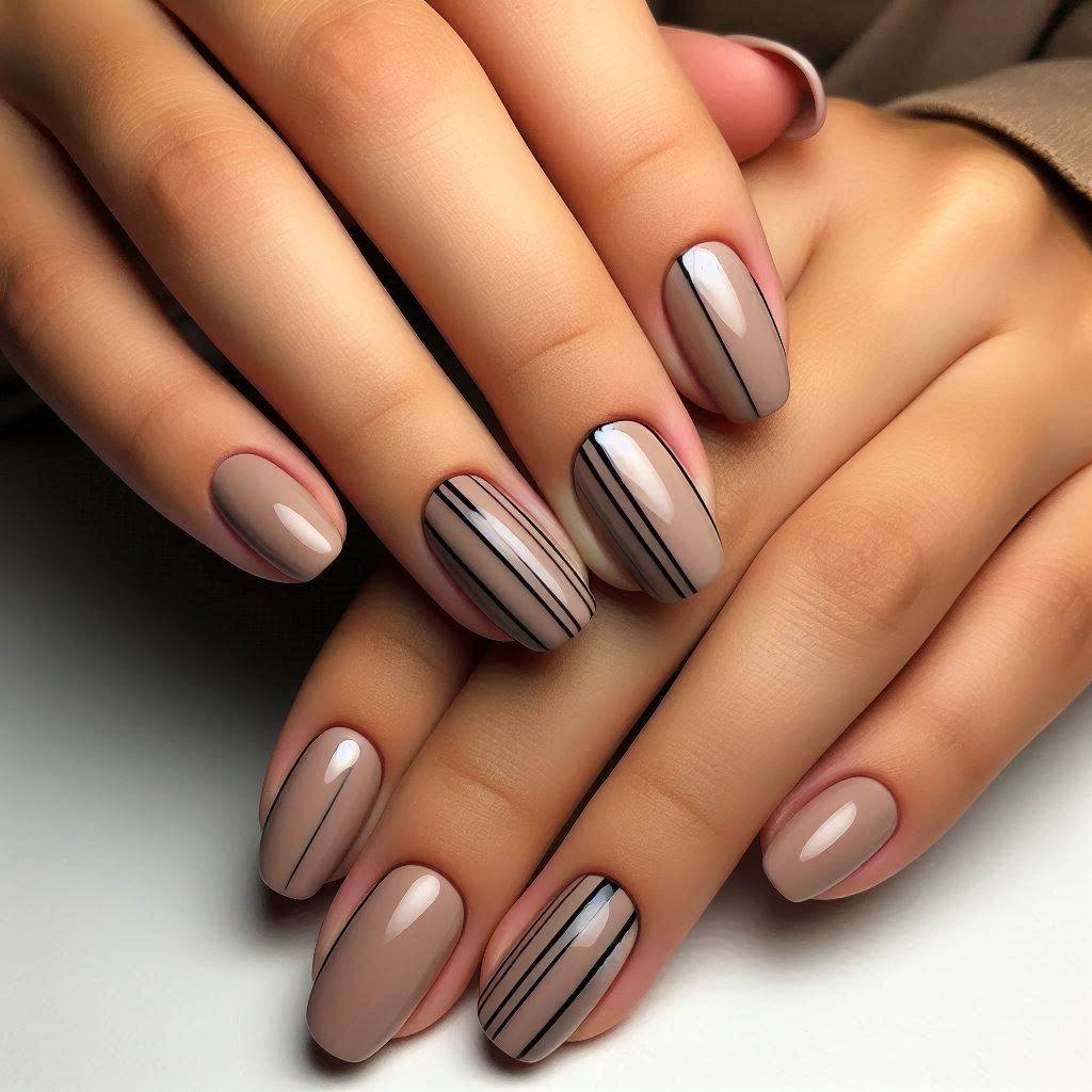  Gel Mani Short Nails Neutral: Timeless Elegance