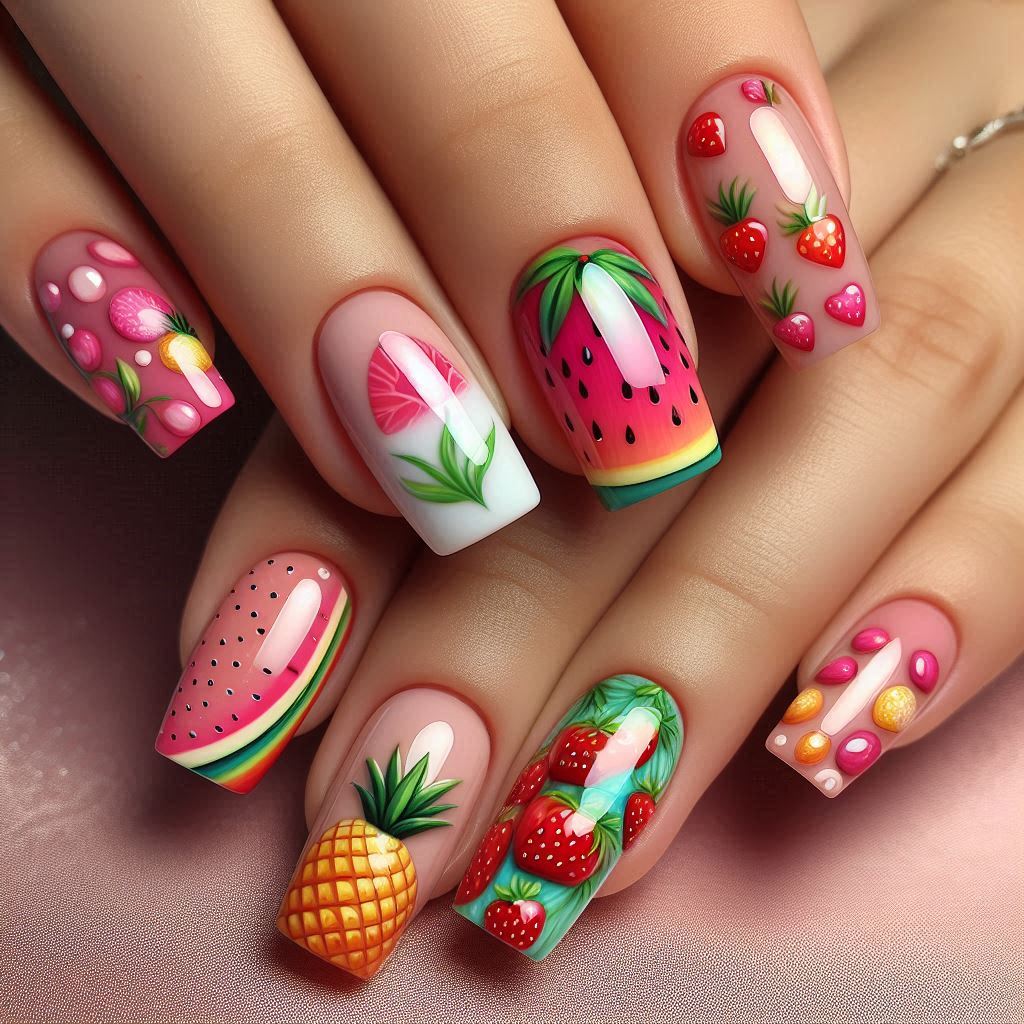 Fruity Delight Nails