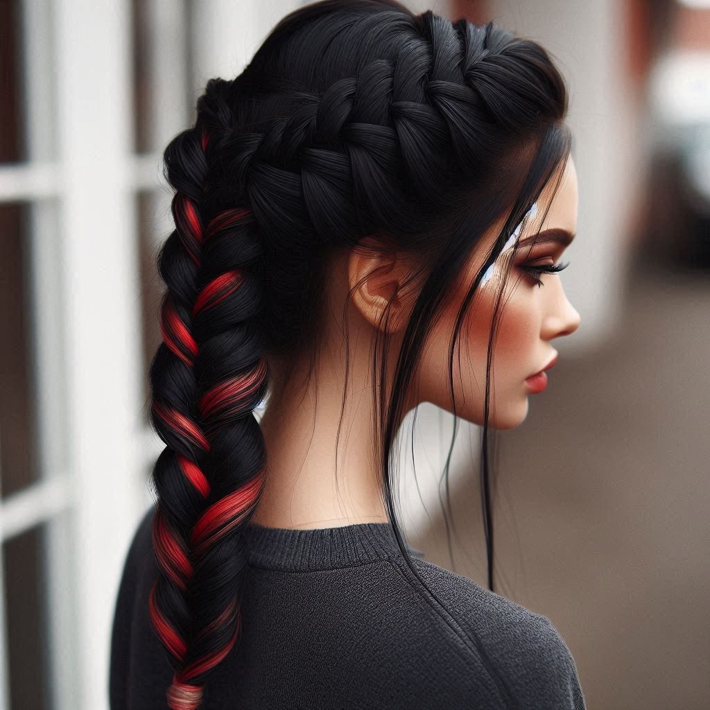 Braided Half-Up Style