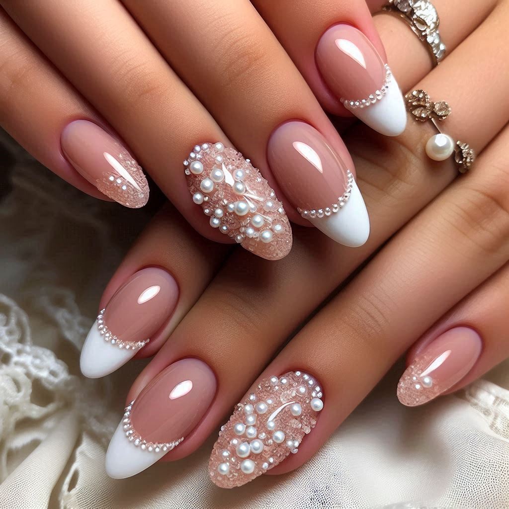 Crushed Pearl Micro French Tips