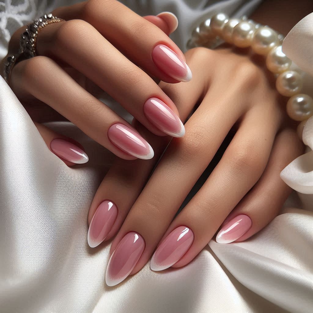 Soft Pink French Tips