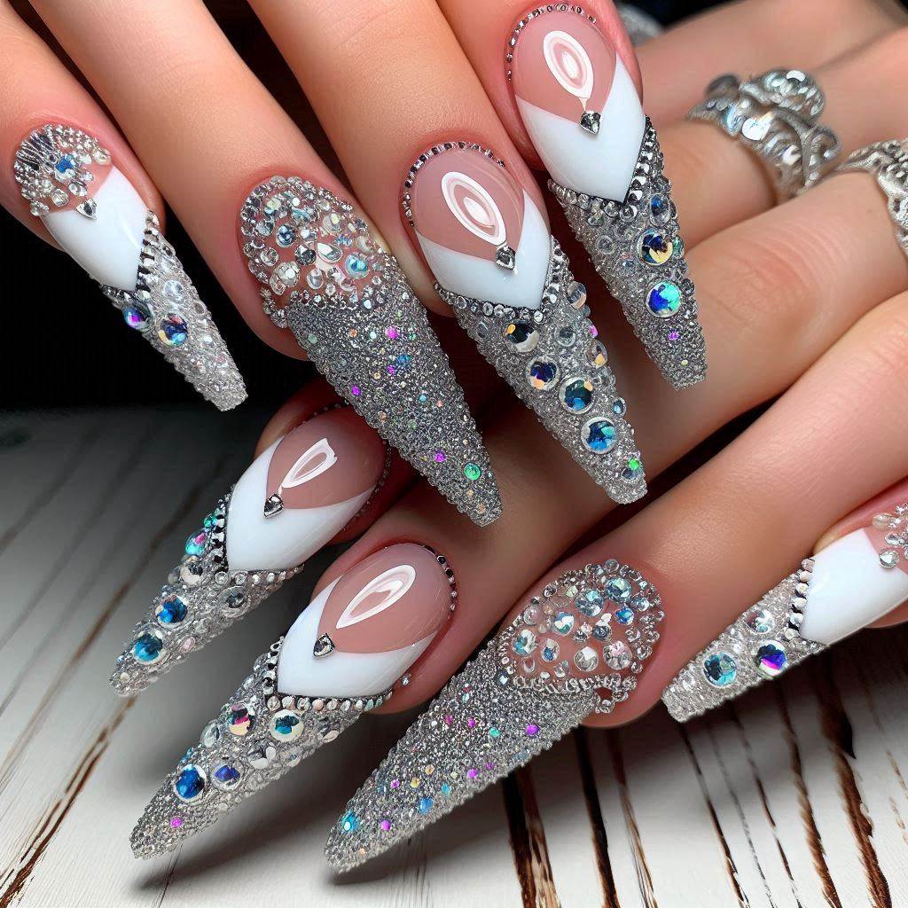 Duck Nails French Bling for a Trendy and Unique Look