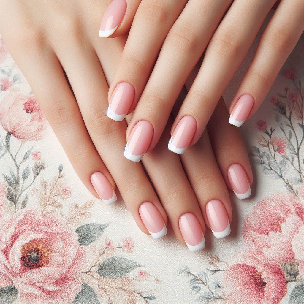 Gel Nails French Tip: Pastel Pink for a Sweet Feminine Vibe