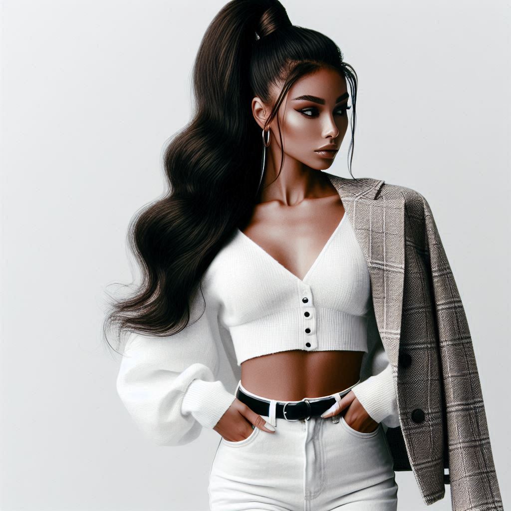 High Ponytail with Volume – Sleek and Polished