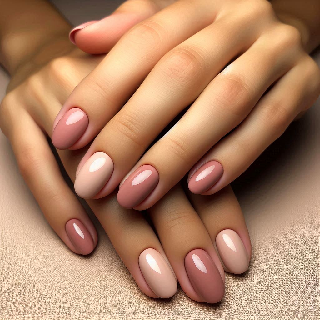 Short Round Gel Nails Ideas