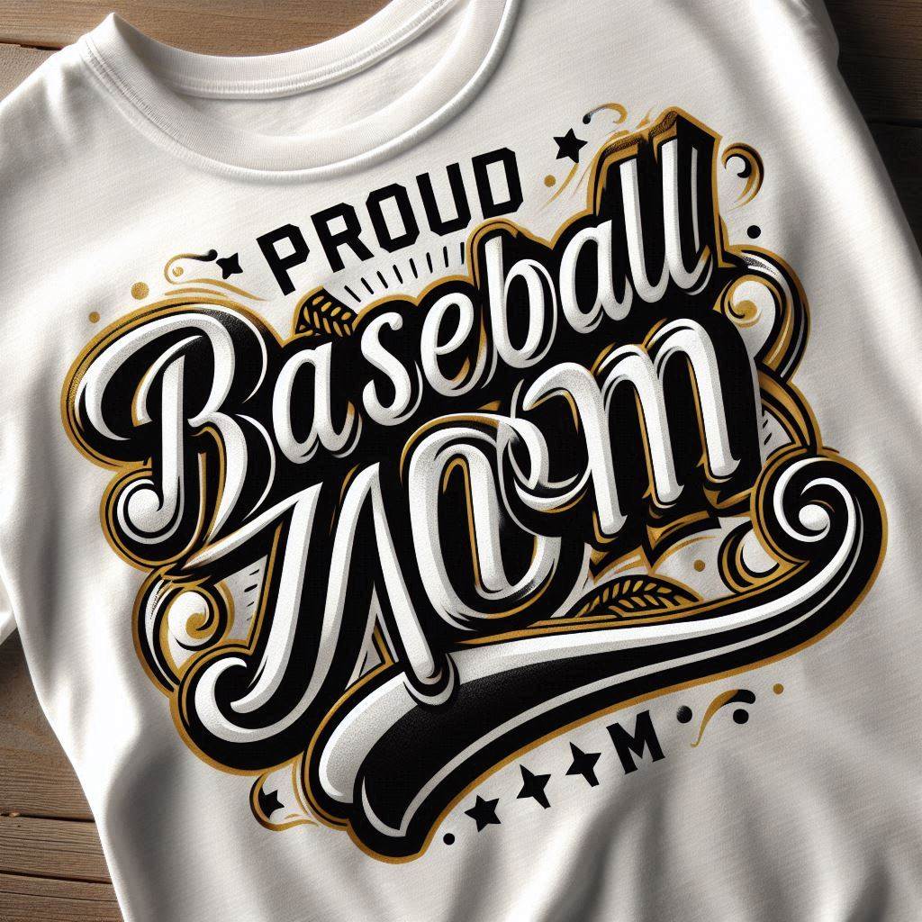 Baseball Mom and Proud Shirt