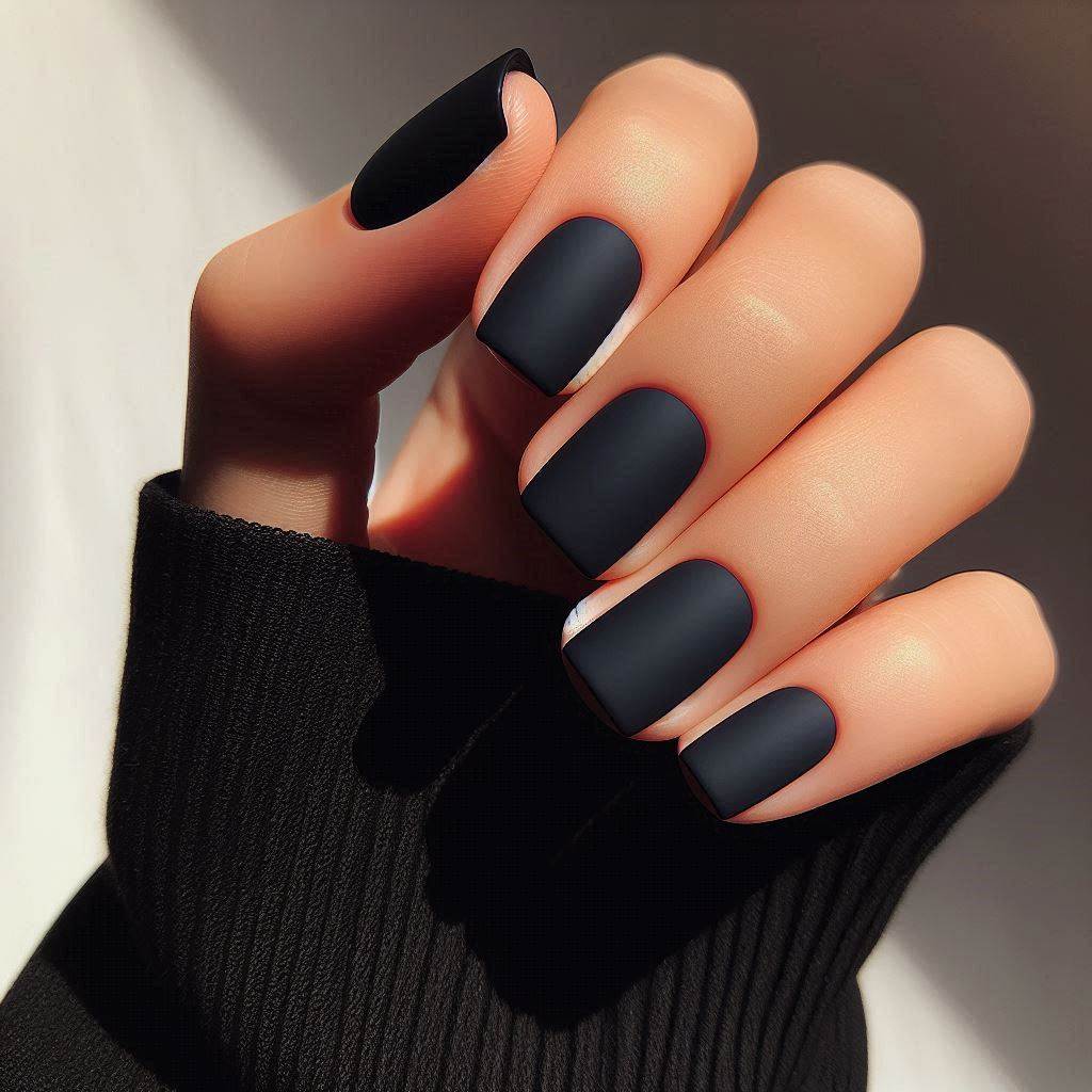 Matte Gel Nails Short