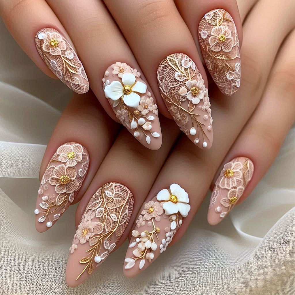  Luxe 3D Floral Embellishments