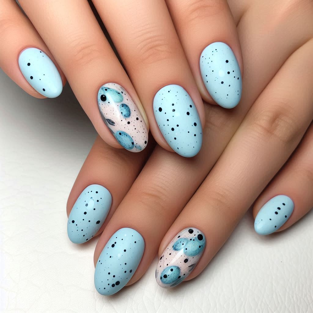 Speckled Egg Nails