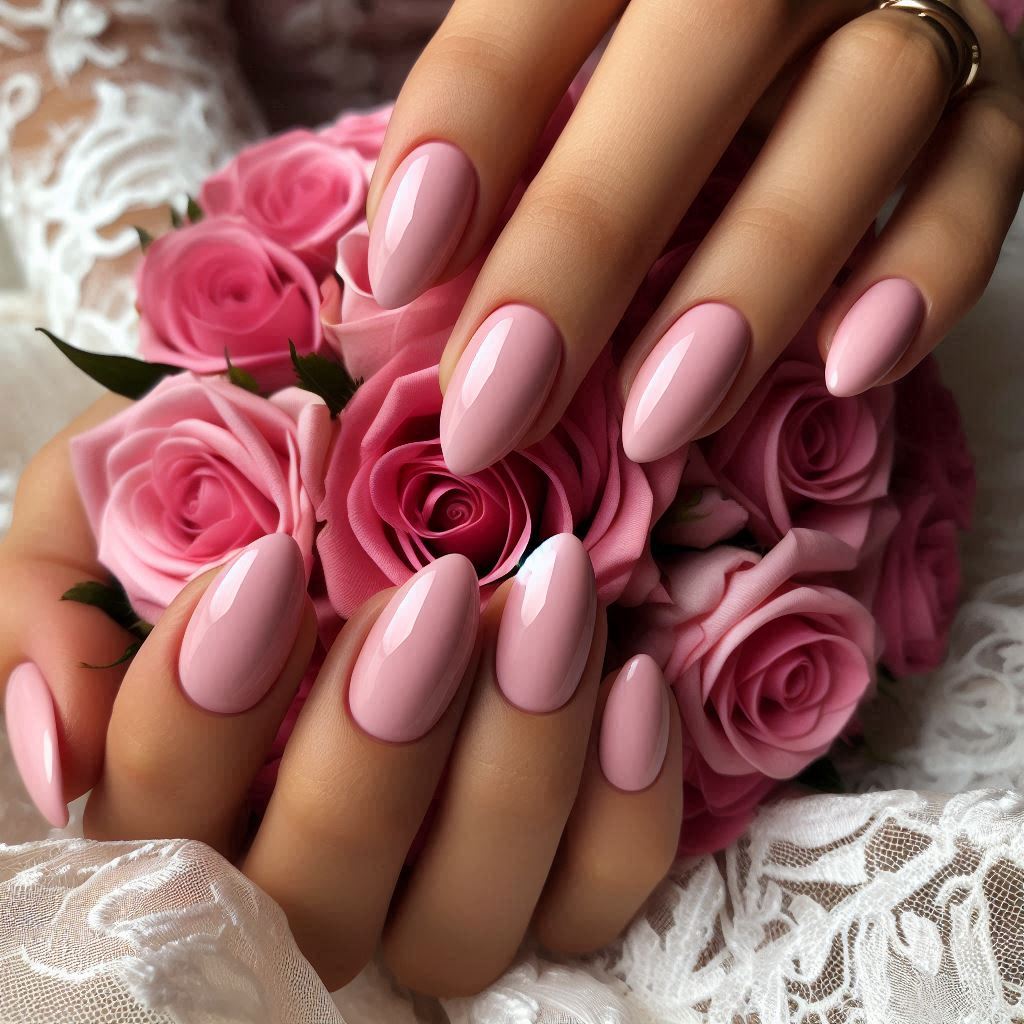 Soft Pink Gel Nail Polish Ideas for Short Nails