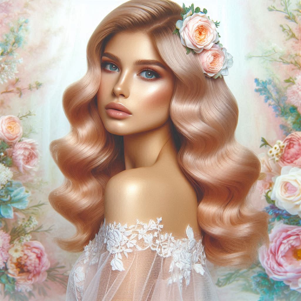  Pastel Peach Blonde