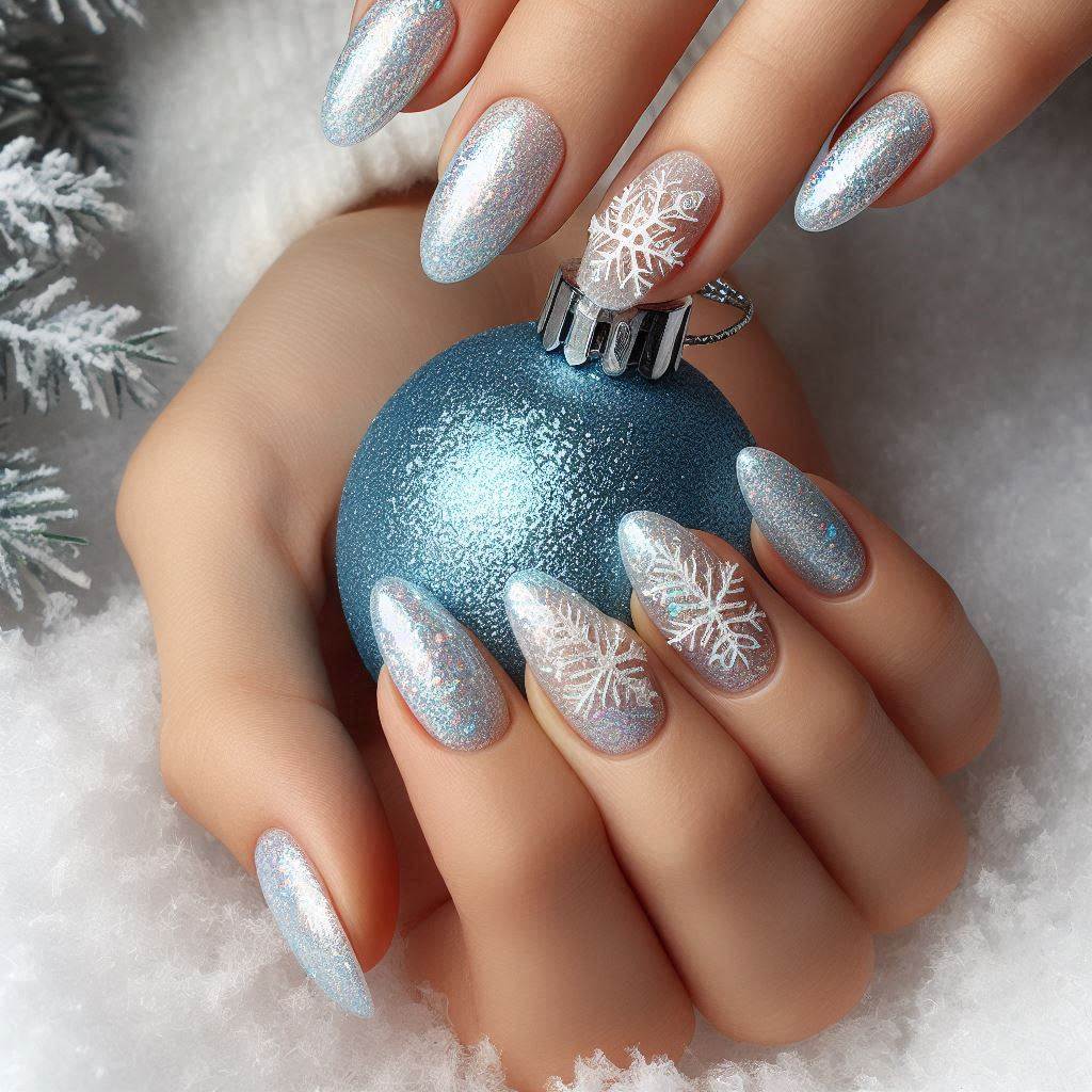  Icy Blue Gel Nails Ideas Short Winter