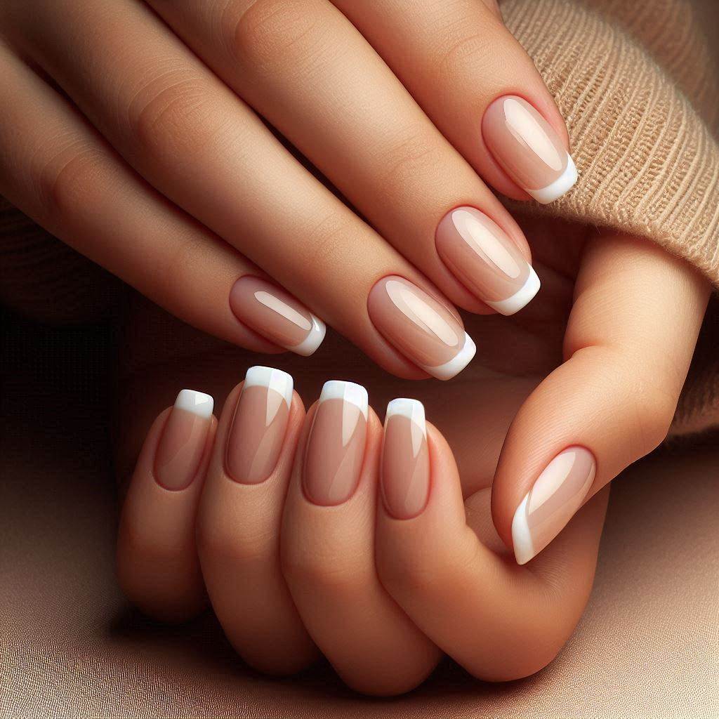 Gel Nails French Tip: Nude Base for a Subtle Glow