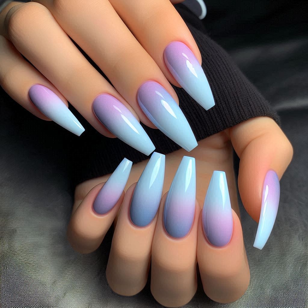 Blue and Purple Ombre – A Mystical Blend