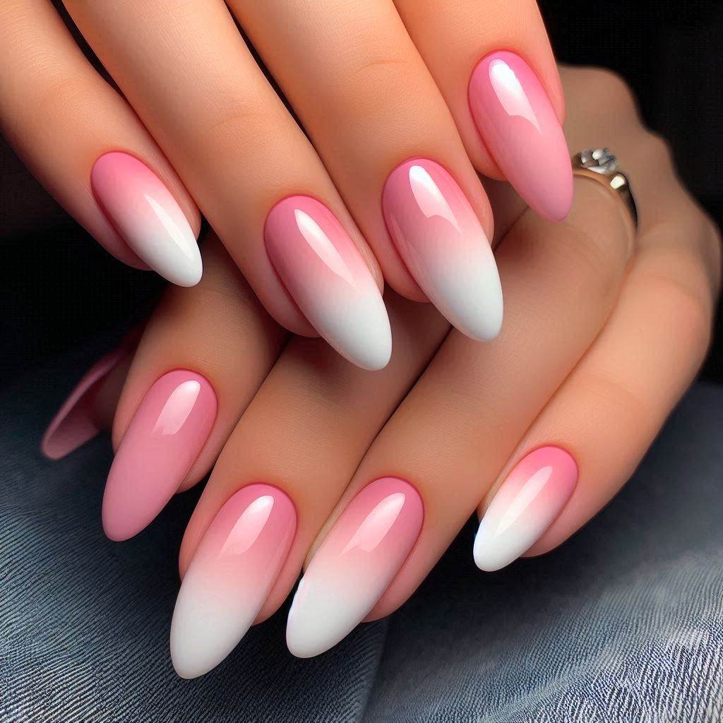 Gel Mani Short Nails Ombre: Smooth and Stunning