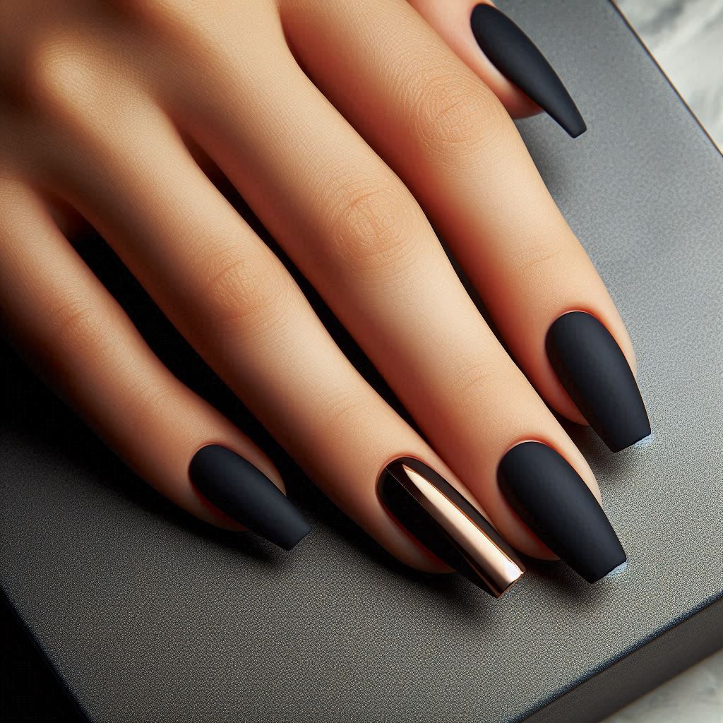 Chic Matte Black for a Bold Statement