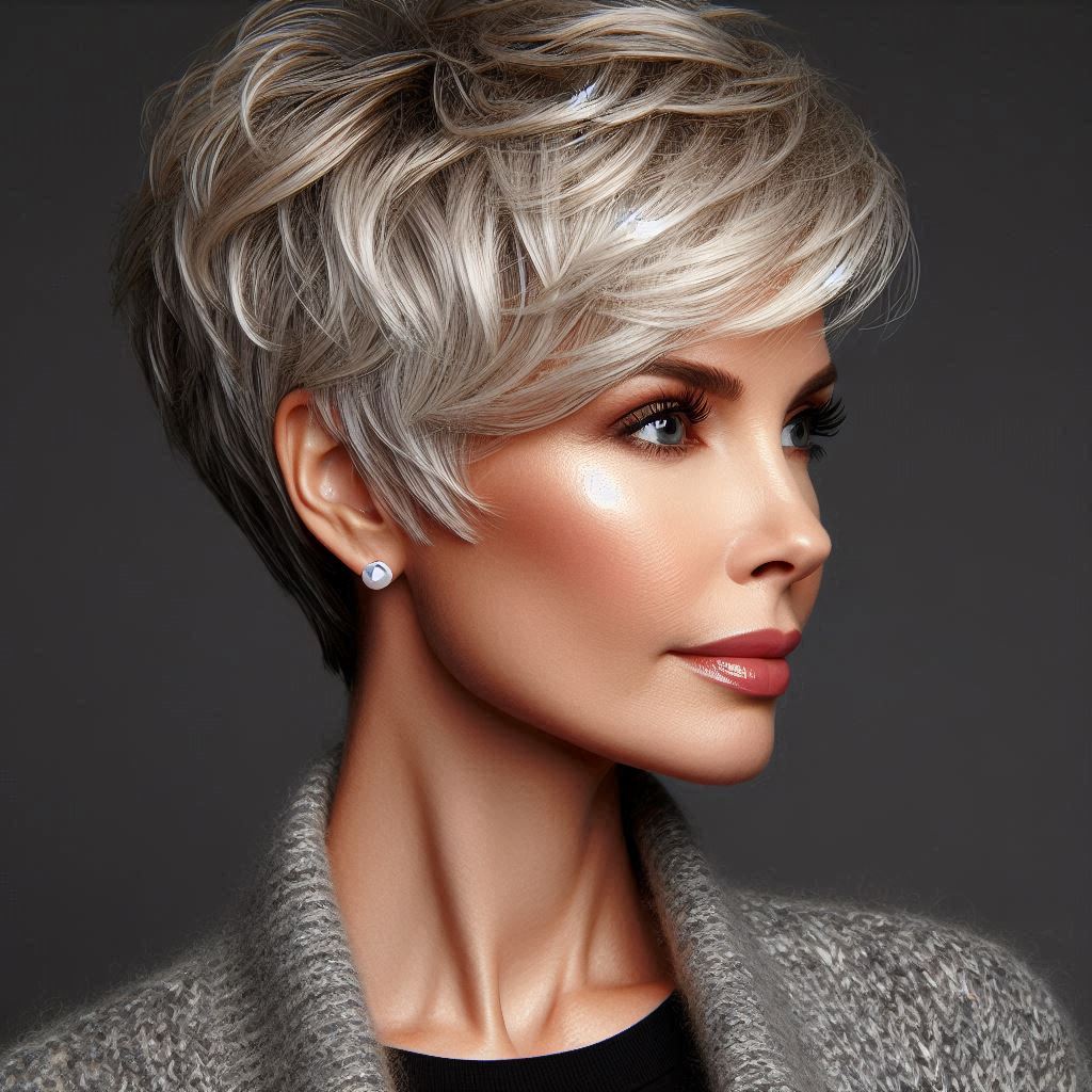 Textured Pixie Cut