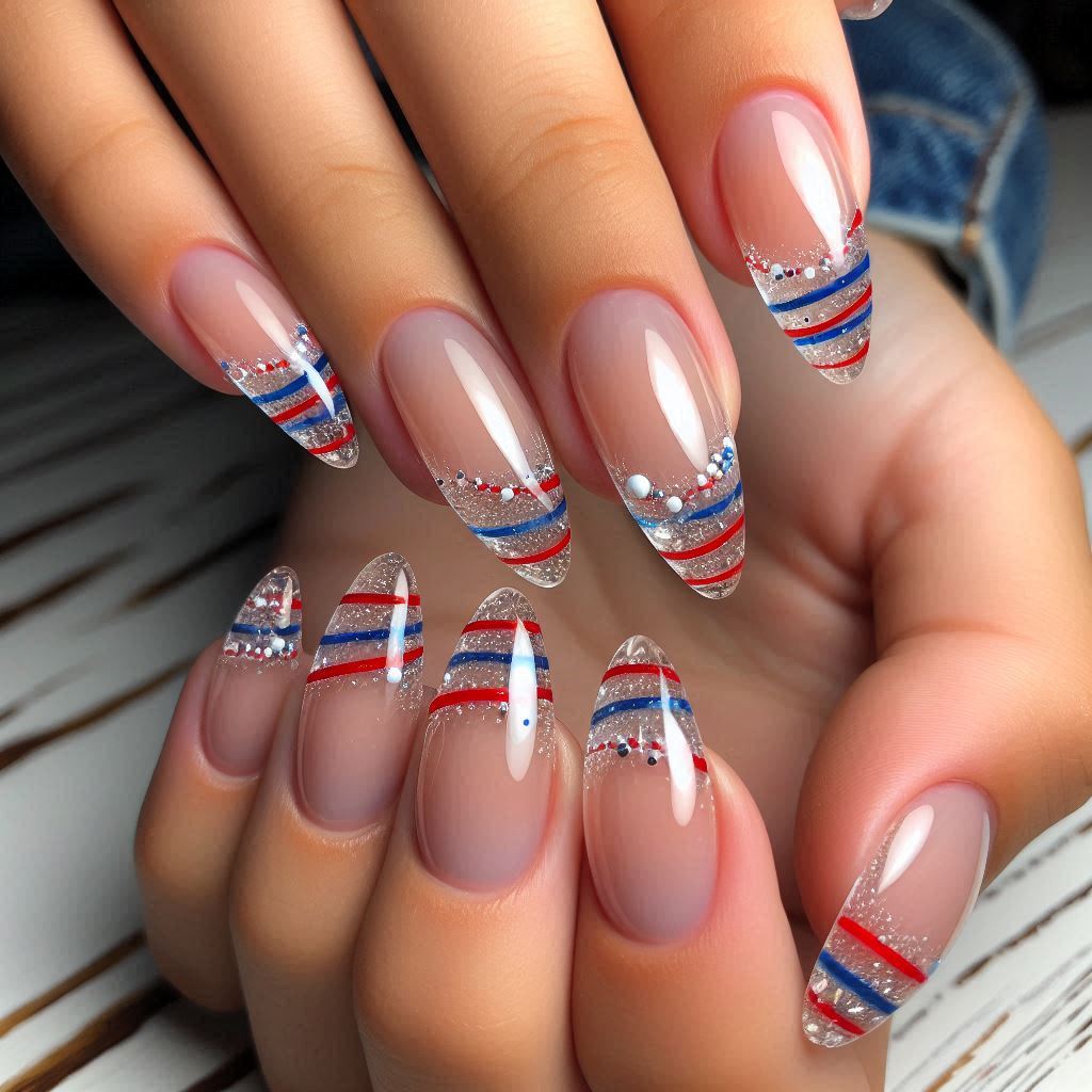 Mini Flag French Tips